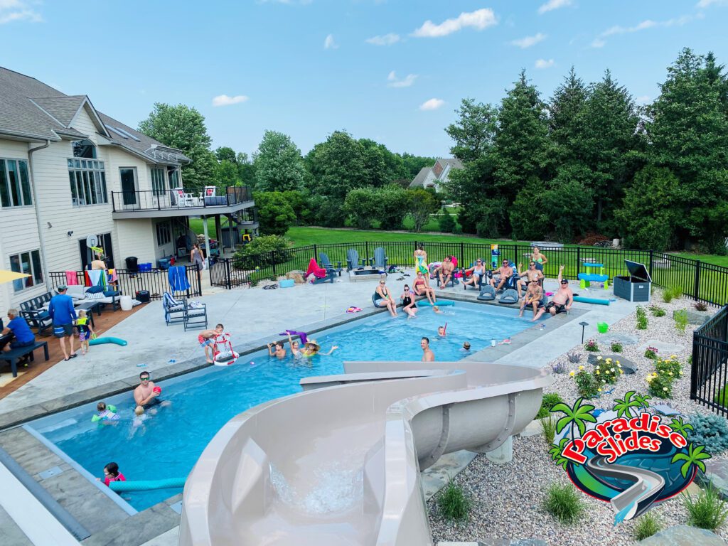 Paradise Slides Pool Slide