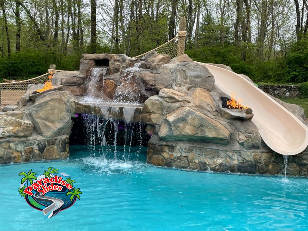 Pool Slide, Residential Water Slide, Custom Pool Slide, Custom Water Slide, Custom Pool Slides for Inground Pools